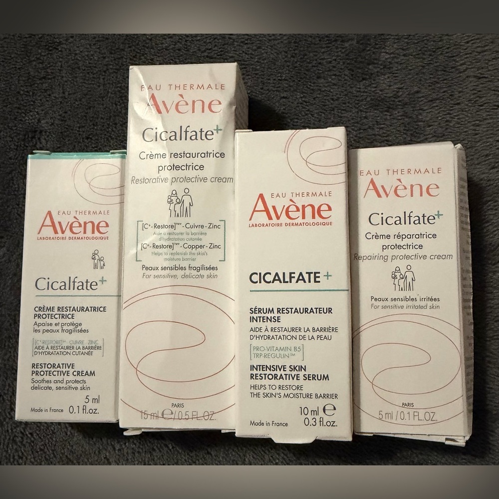 Avene Cicalfate+ Restorative Travel Size 4 piece Bundle - new/unused
